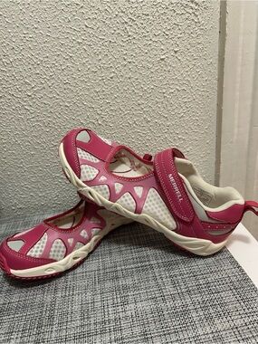 Merrell Kids Honeysuckle Pink and Cream Water Shoe Performance Footwear Beach